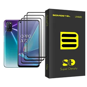 Somastel SD Glass MIX003 Screen Protector For Oppo A72 Pack Of 3