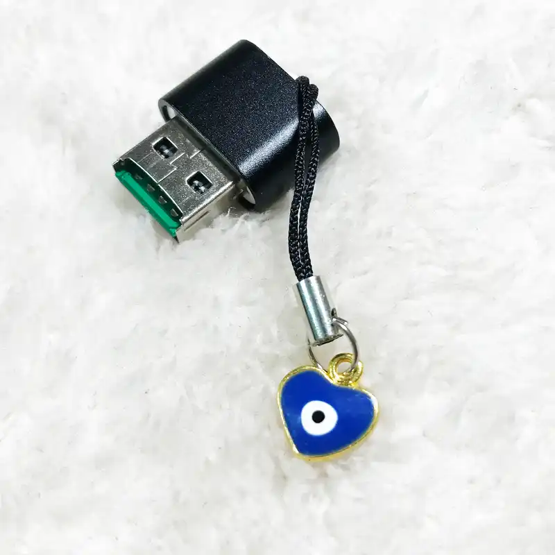 بند نگهدارنده  فلش مموری مدل چشم نظر قلبی