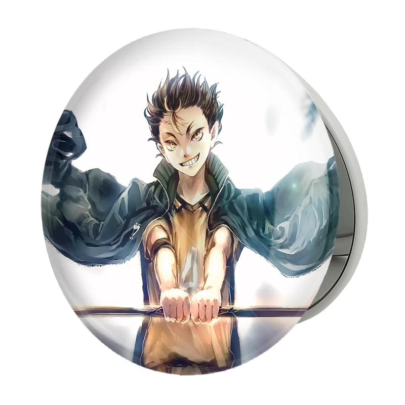 آینه جیبی خندالو طرح نیشینویا یو انیمه آبشار سرنوشت هایکیو کاگیاما مدل تاشو کد 11210 