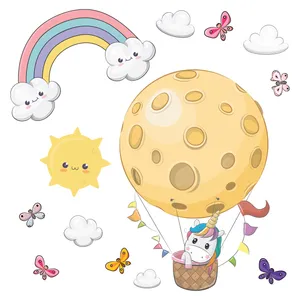 استیکر دیواری کودک تُکتم مدل بالن کد 06 مجموعه 13 عددی