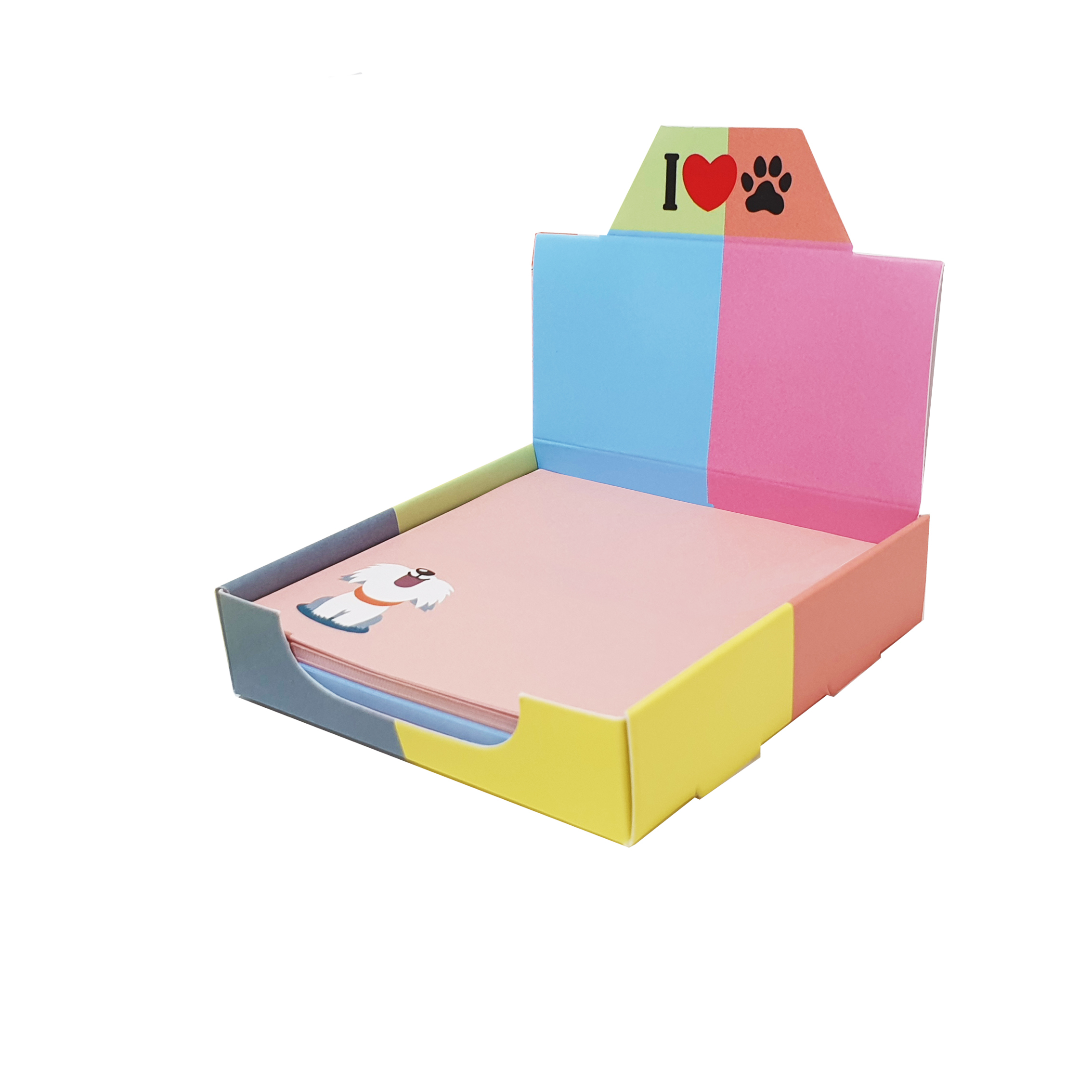 کاغذ یادداشت یاس آکام مدل حیوانات طرح سگ بسته 170 عددی