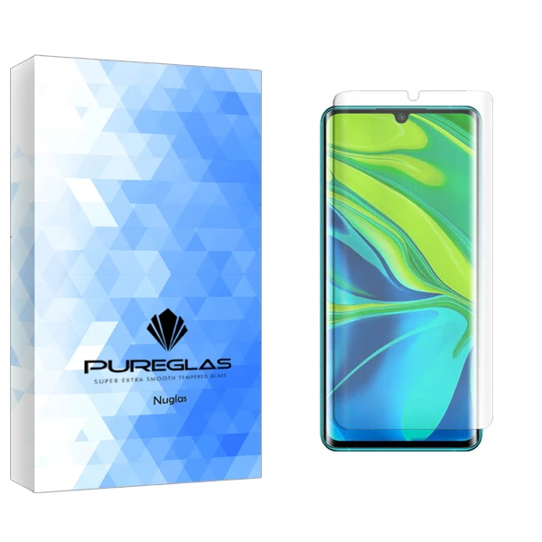 محافظ صفحه نمایش پیور گلس مدل NuGlas UV مناسب برای گوشی موبایل شیائومی Mi note 10/10 pro
