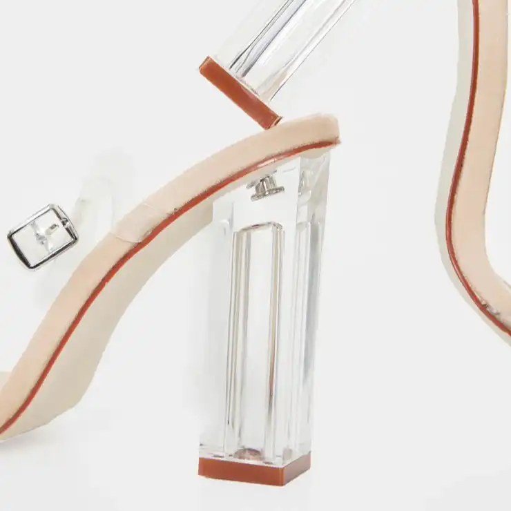 صندل زنانه مدل شیشه ای 100270