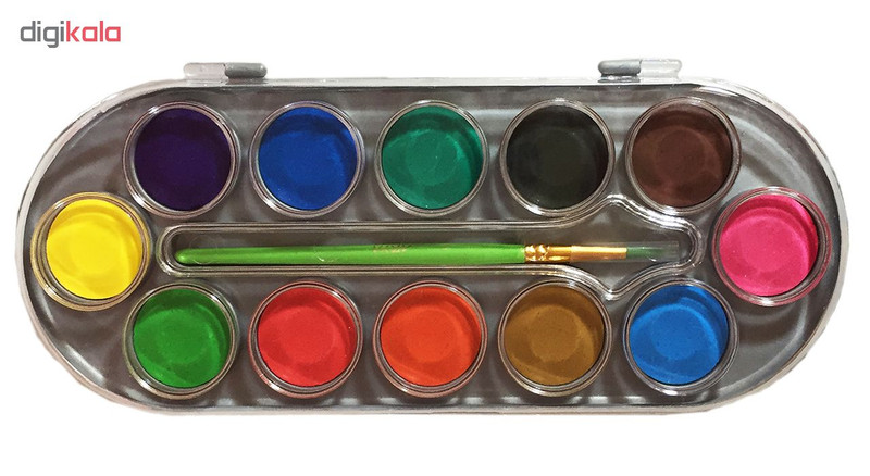 آبرنگ 12 رنگ آریا کد 5005 B
