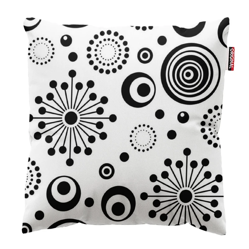 کوسن پاد آفرین طرح گل کد 1625 سایز 30*30 سانتی متر