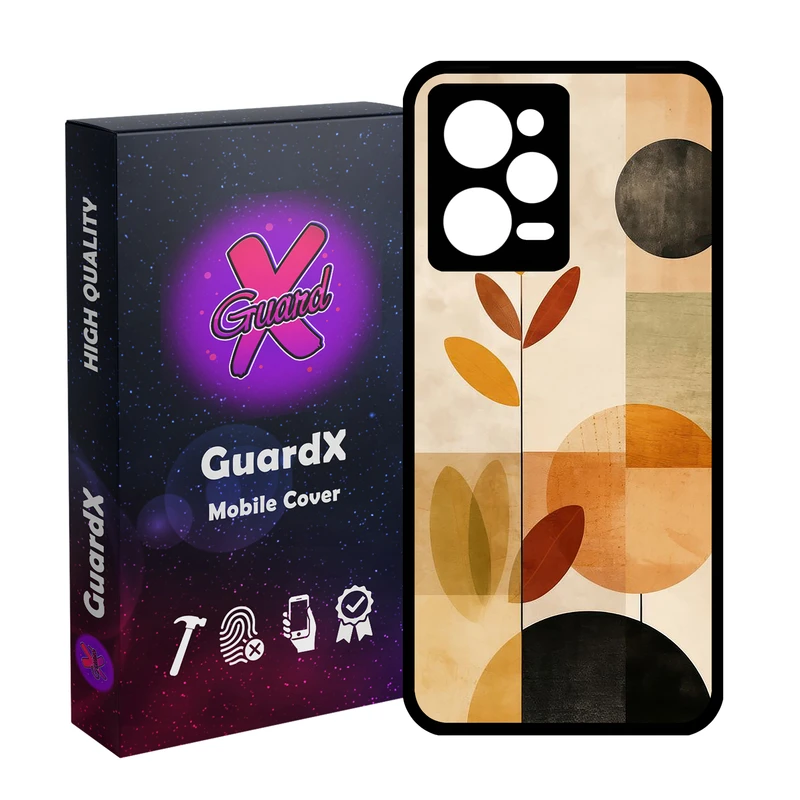 کاور گارد ایکس طرح برگ مدل Glass10809 مناسب برای گوشی موبایل شیائومی Redmi Note 12 Pro 5G/Poco X5 Pro 5G/Note 12 Pro Speed