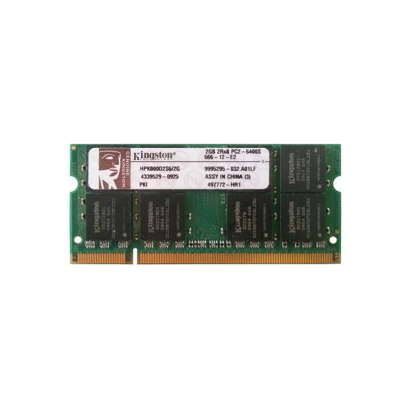 رم لپتاپ DDR2 تک کاناله 800 مگاهرتز CL5 کینگستون مدل PC2-6400 ظرفیت 4 گیگابایت