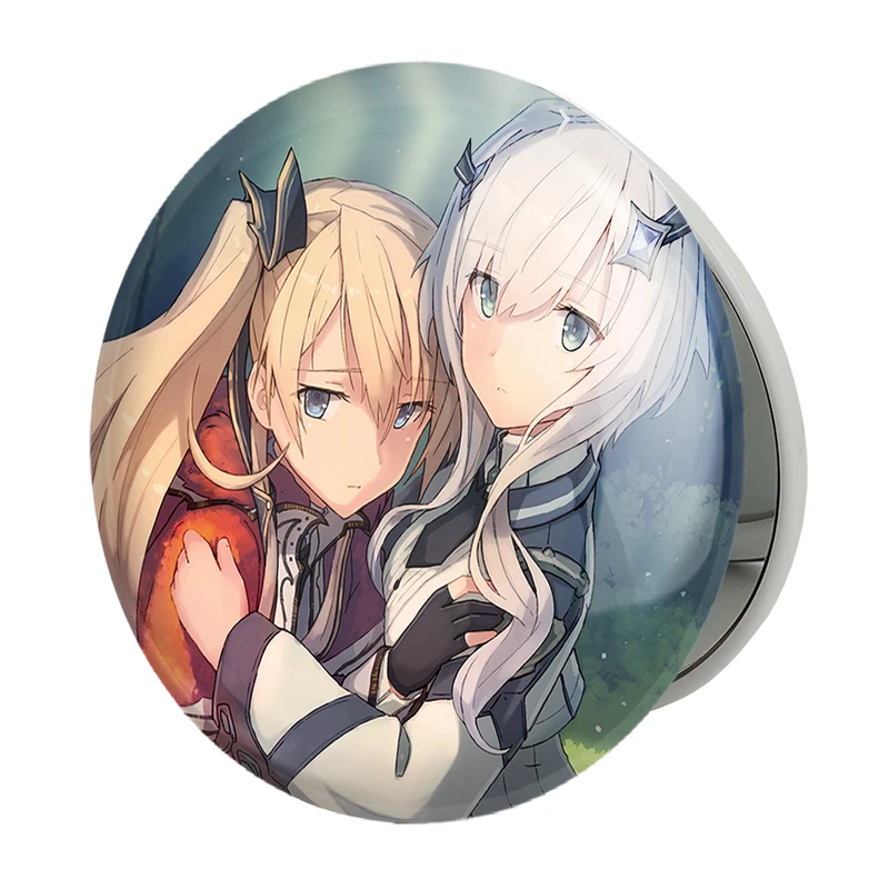 آینه جیبی خندالو طرح انیمه نخاله آکادمی پادشاه شیاطین مدل تاشو کد 27746 