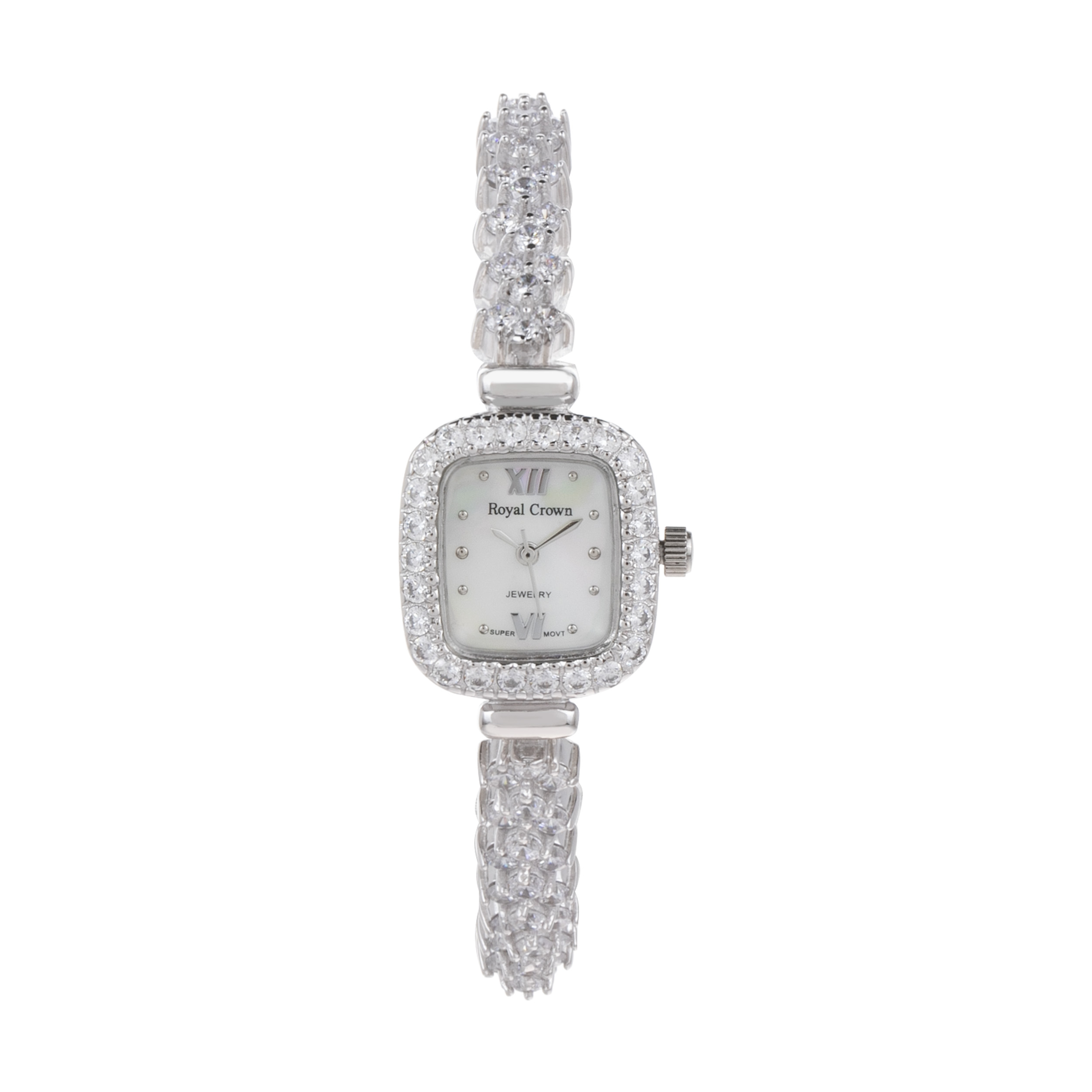 ساعت مچی عقربه ای نقره زنانه رویال کرون مدل RC1514-4