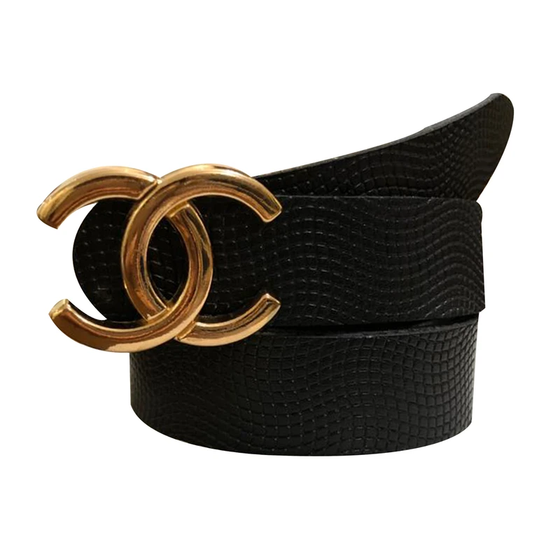 کمربند زنانه پوست ماری طرح چنل 1700 مدل CHANEL