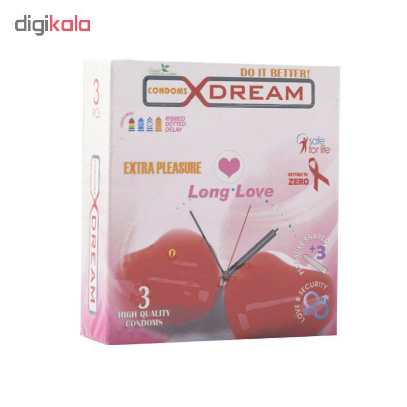 کاندوم ایکس دریم مدل 38002 مجموعه 3 عددی