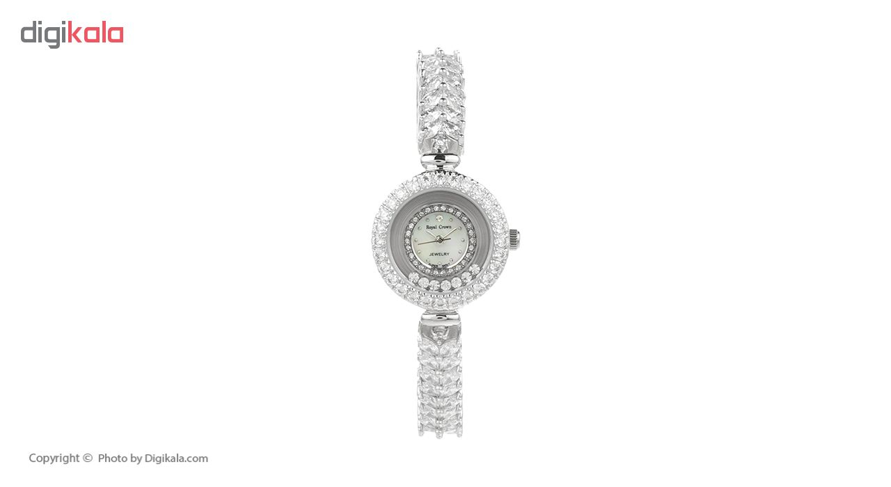 ساعت مچی عقربه ای نقره زنانه رویال کرون مدل RC5308-1