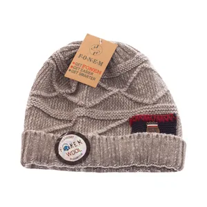 کلاه فونم کد 2282 رنگ طوسی روشن