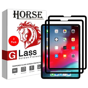 محافظ صفحه نمایش 5D هورس مدل FAG مناسب برای تبلت اپل iPad Pro 11 بسته دو عددی