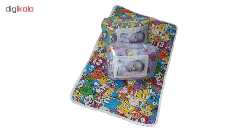 تشک نوزادی رنگین چاپ مدل angri-bird