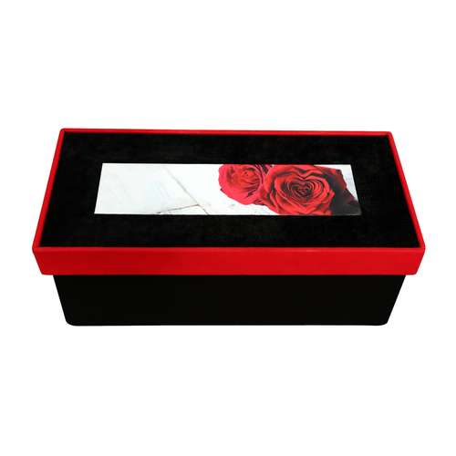 جعبه هدیه چوبی کادویی طرح رز قلبی مدل Bx-S1
