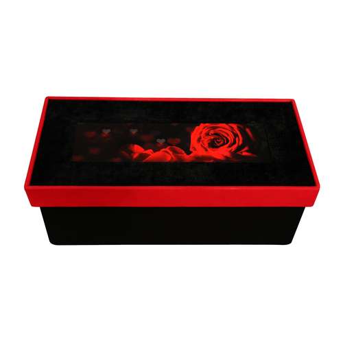 جعبه هدیه چوبی کادویی طرح رز رویایی مدل Bx-S1