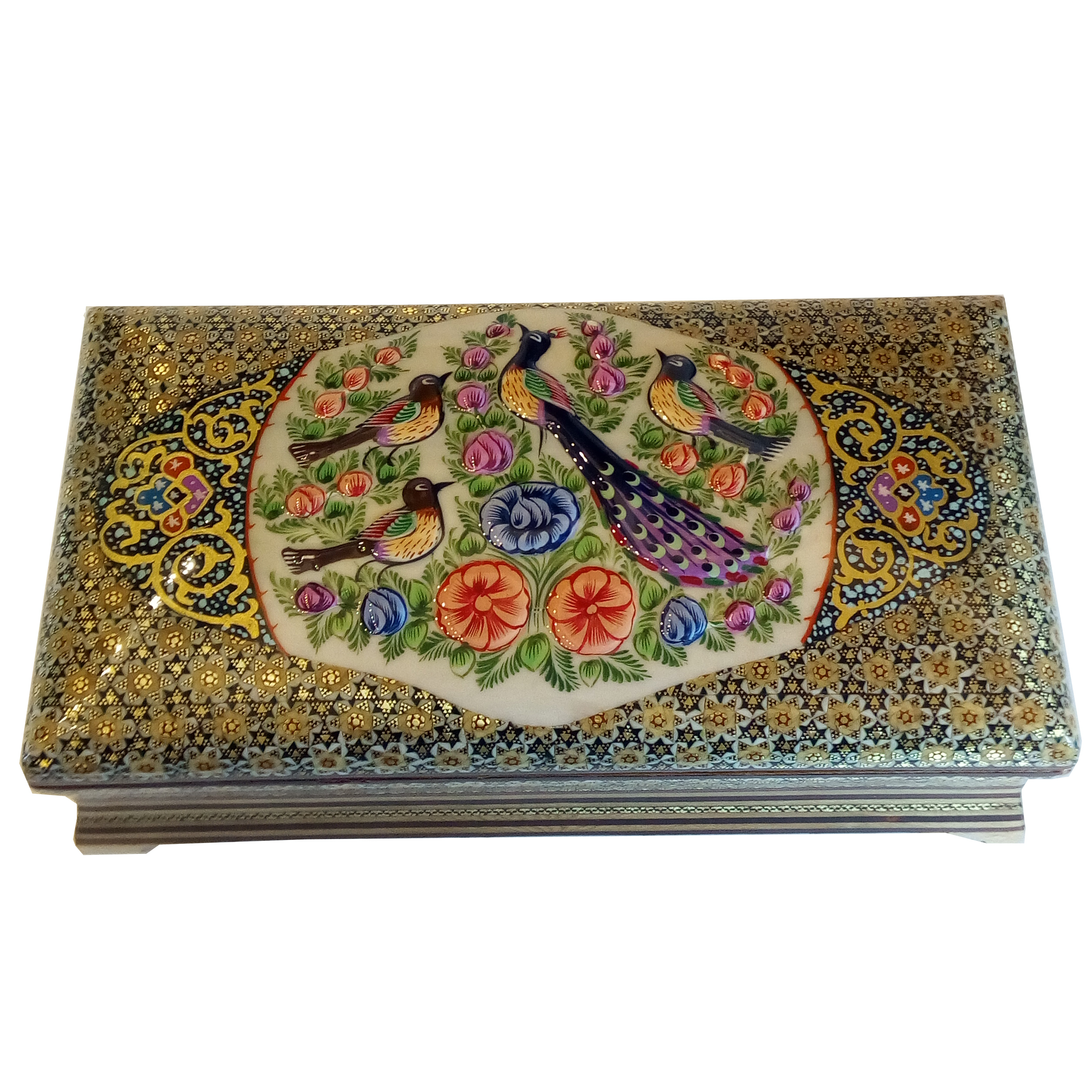 Inlay handicraft cutlery box, code 1100