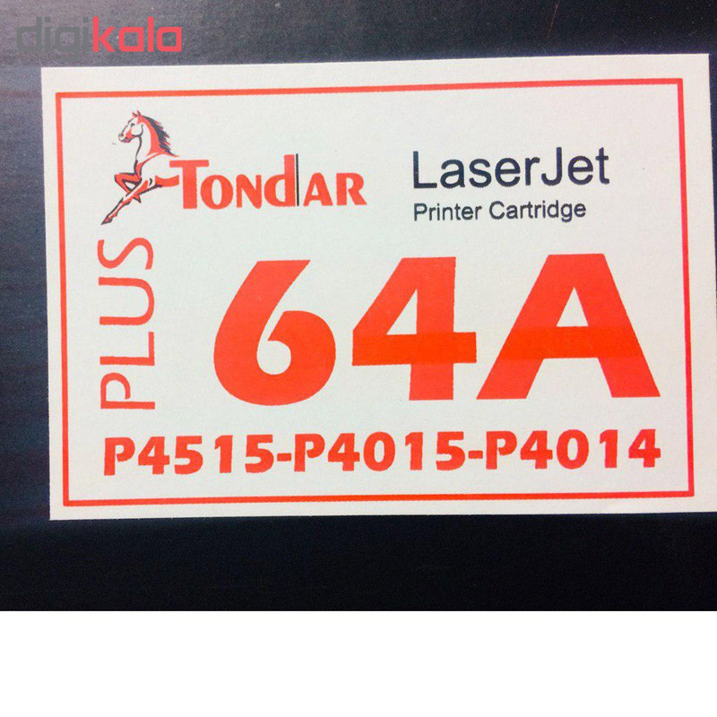 تونر HP مشکی تندر مدل 64A/90A Plus ظرفیت10000برگی دوسال گارانتی تعویض کد8092