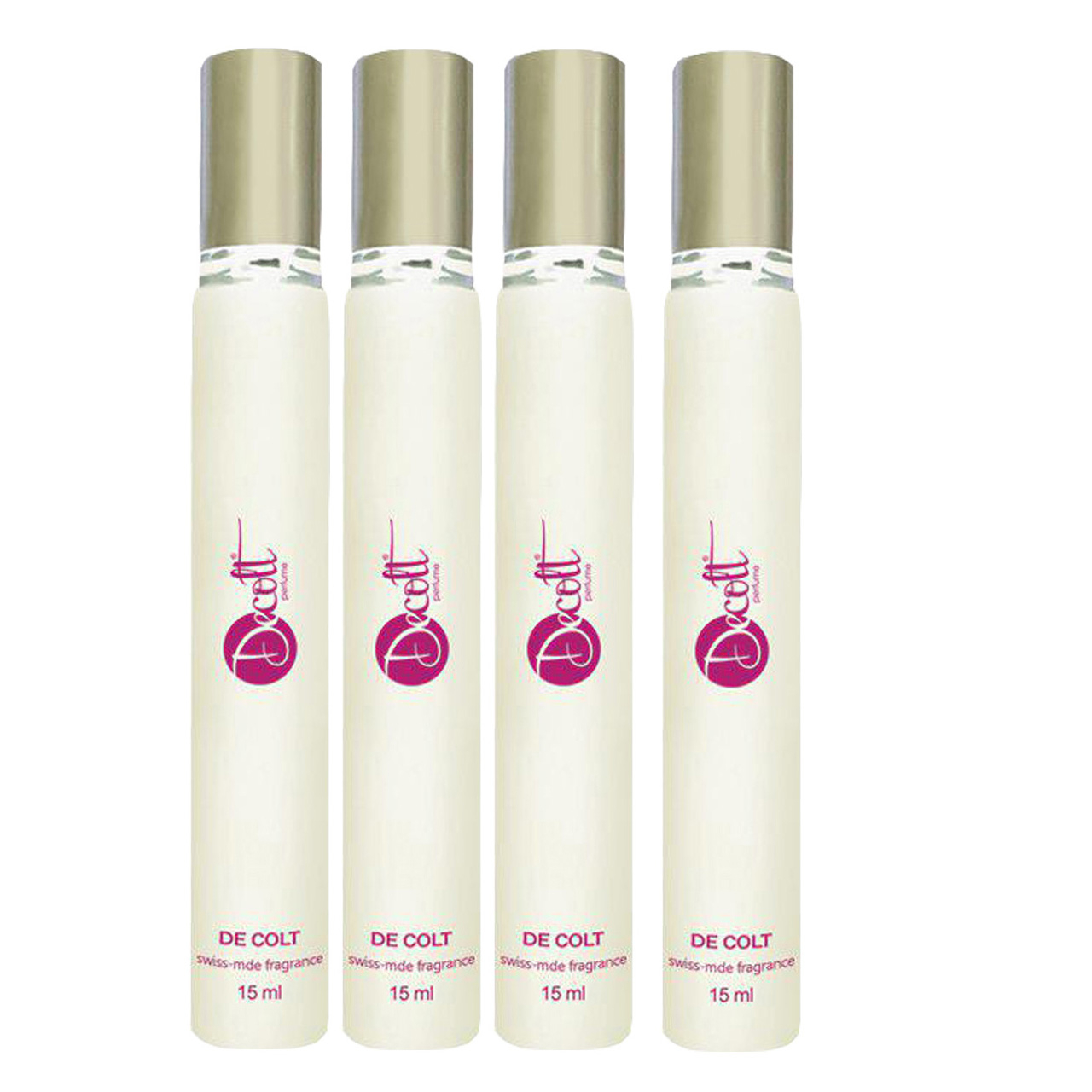 عطر جیبی زنانه دکلت مدل 98 حجم 15 میلی لیتر بسته 4 عددی