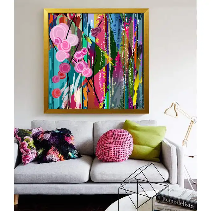 تابلو طرح آبستره مدل AX14206