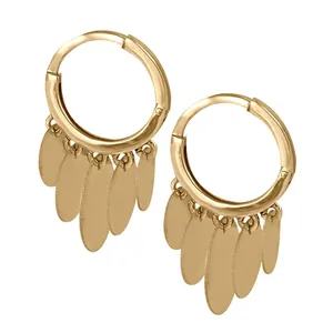 گوشواره طلا 18 عیار گالری مرجان مدل 0889