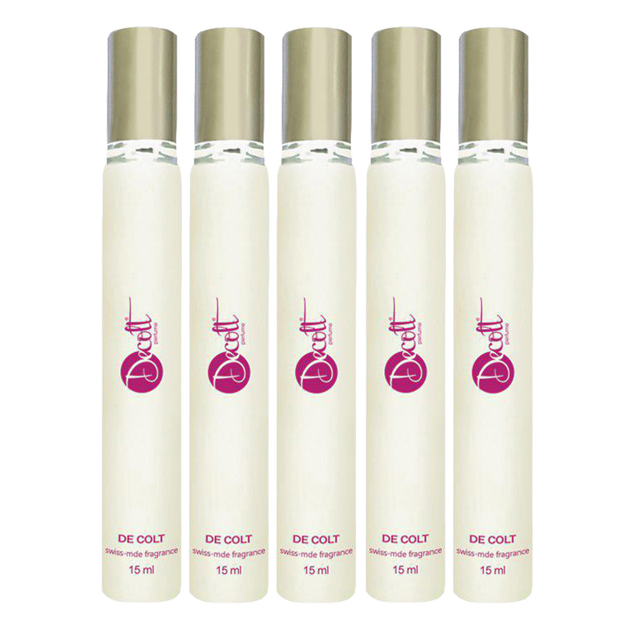عطر جیبی زنانه دکلت مدل 105 حجم 15 میلی لیتر بسته 5 عددی