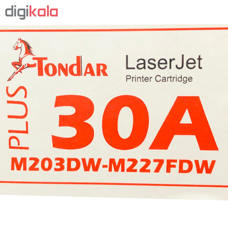 تونر HP مشکی تندر مدل 30A Plus ظرفیت16000برگی دوسال گارانتی تعویض کد8095