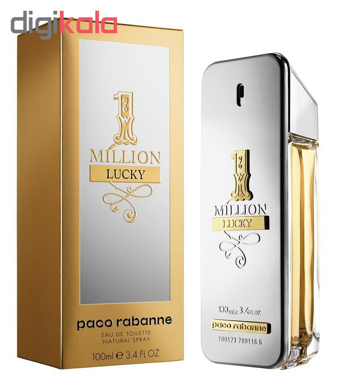 ادو تویلت مردانه پاکو رابان مدل 1Million Lucky حجم 100 میلی لیتر