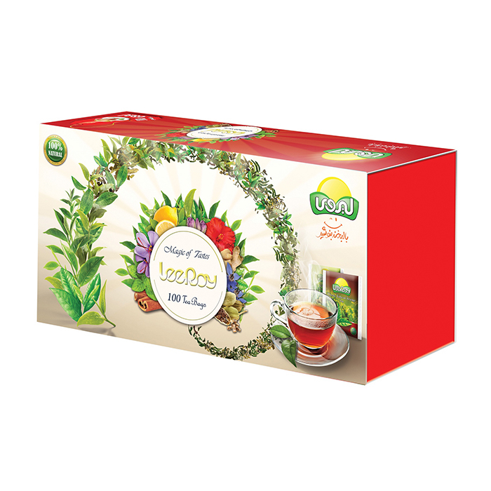 چای کیسه ای ترکیبی لیروی بسته 100 عددی