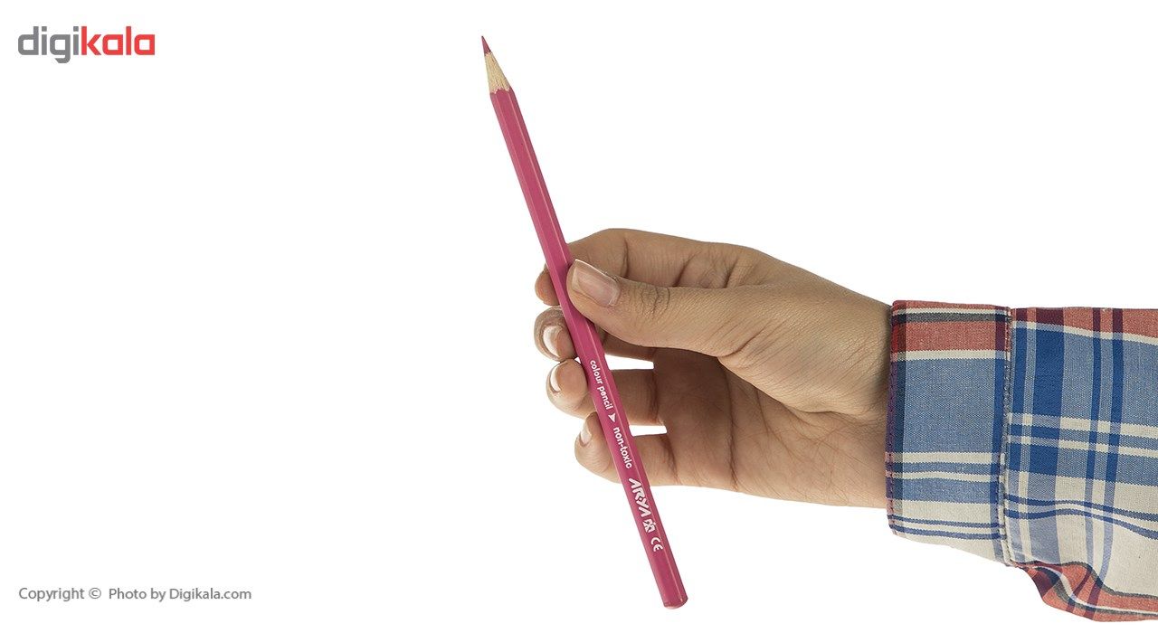 مداد رنگی 12 رنگ آریا مدل 3051