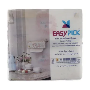 دستمال حوله ای 100 برگ ایزی پیک مدل New بسته 2 عددی