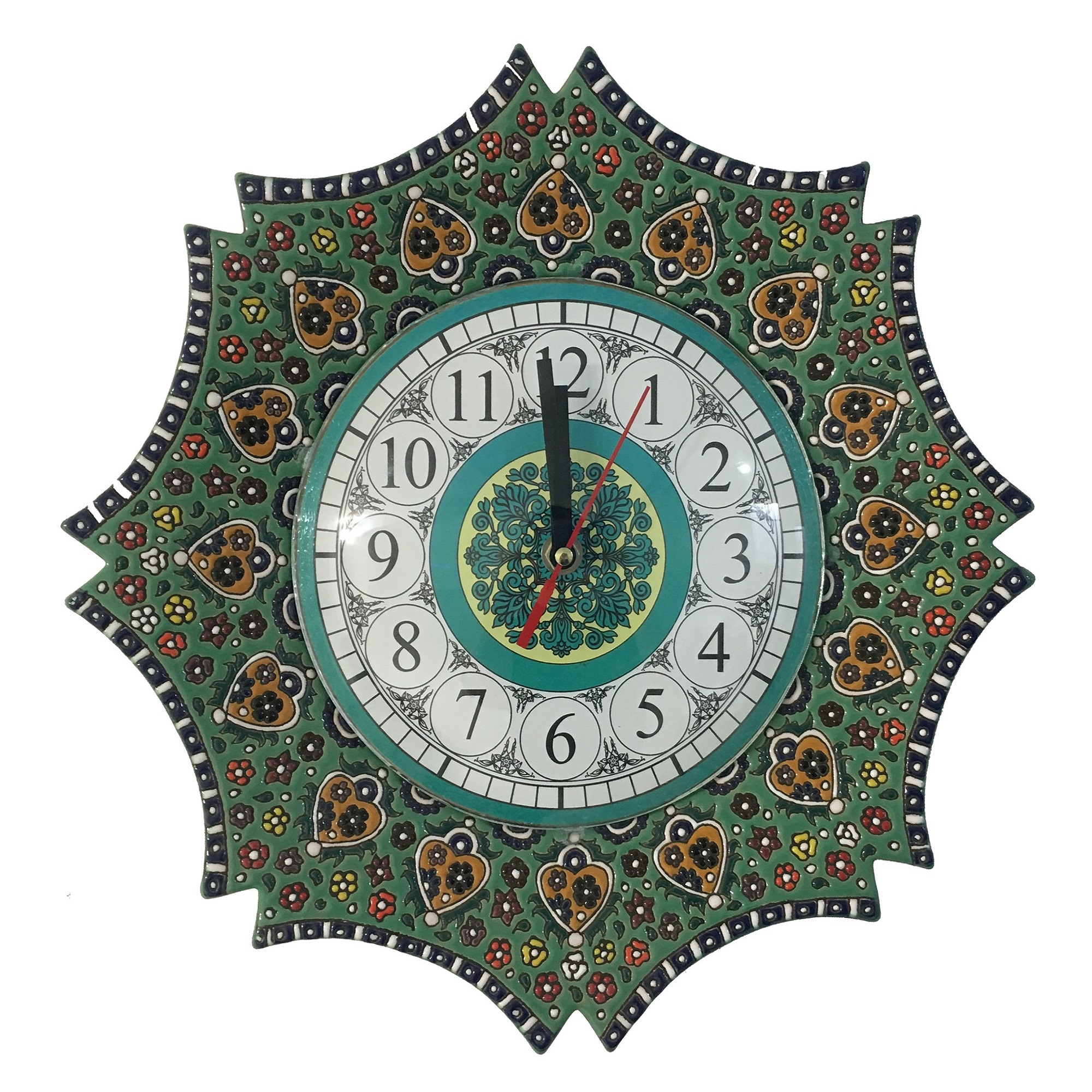 ساعت دیواری میناکاری کد 004