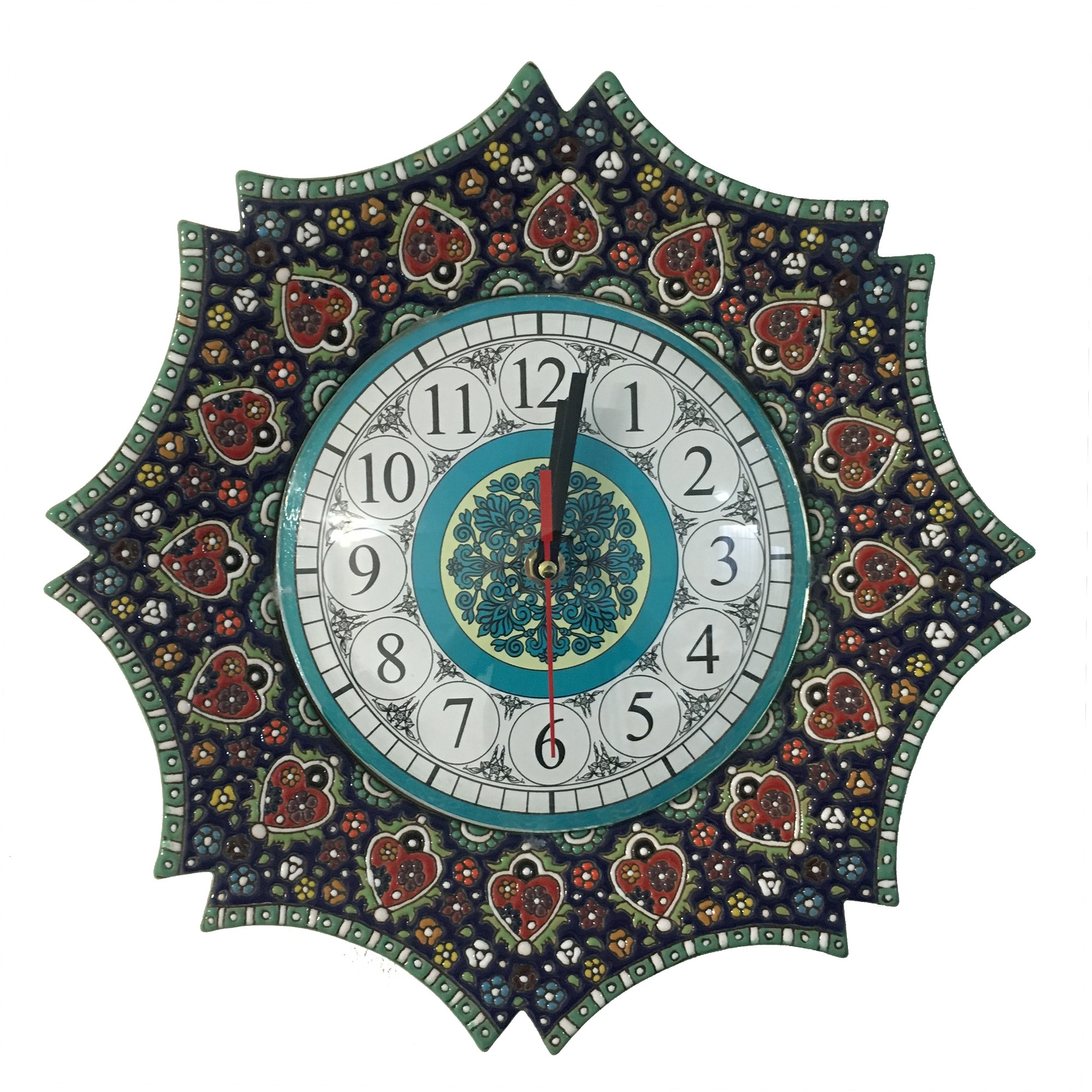 ساعت دیواری میناکاری کد 005