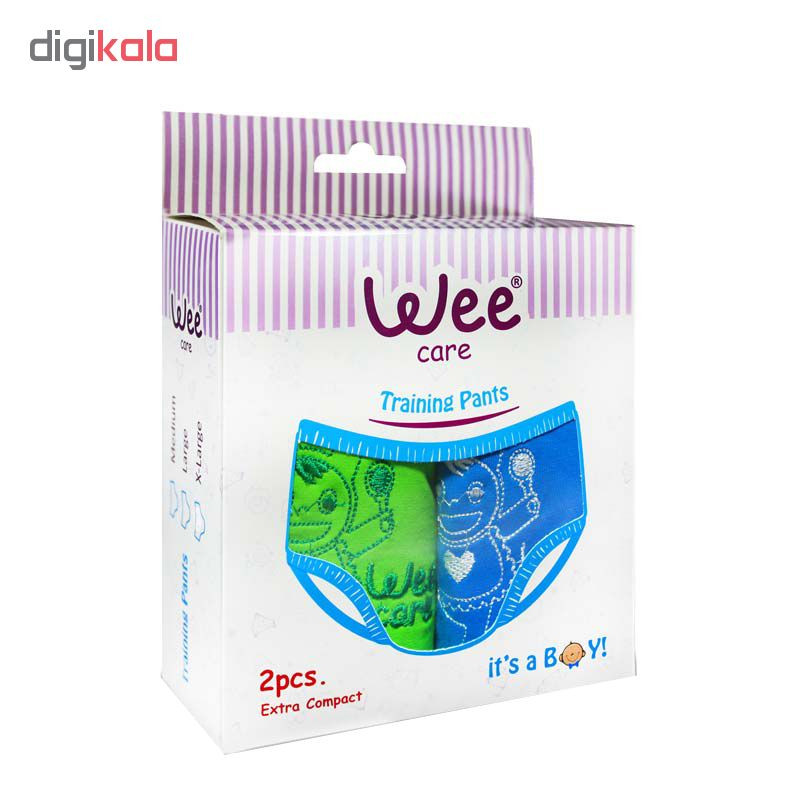 شورت آموزشی کودک وی کر مدل Extra compact L بسته 2عددی