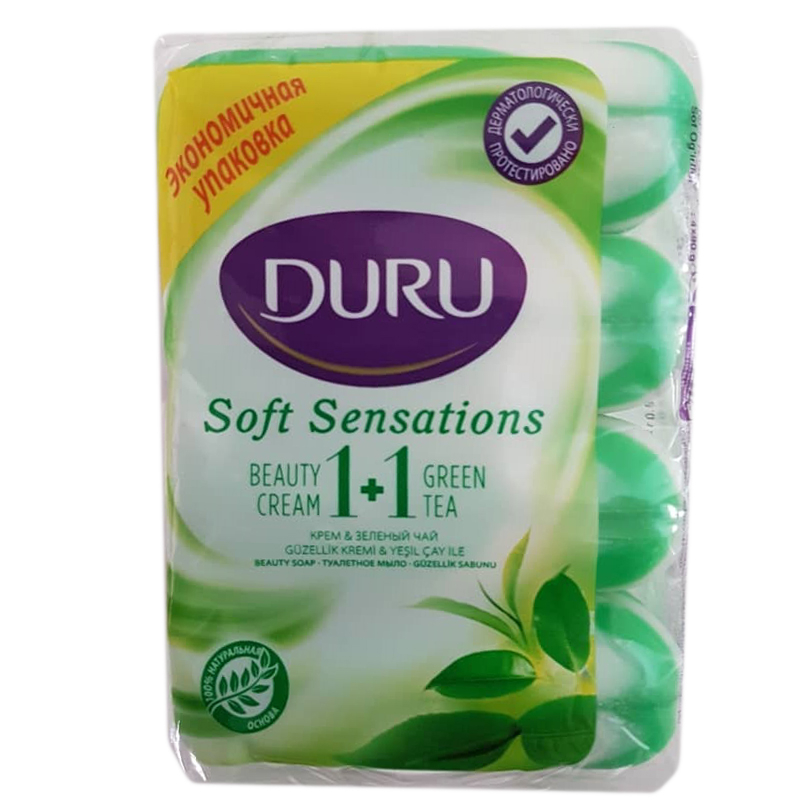 صابون دورو مدل Green Tea Beauty Cream وزن 90 گرم بسته 4 عددی