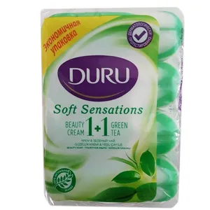صابون دورو مدل Green Tea Beauty Cream تحت لیسانس وزن90 گرم بسته 4 عددی