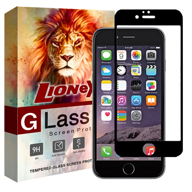 محافظ صفحه نمایش 5D لایونکس مدل USS مناسب برای گوشی موبایل اپل iPhone 6 Plus / iPhone 6s Plus