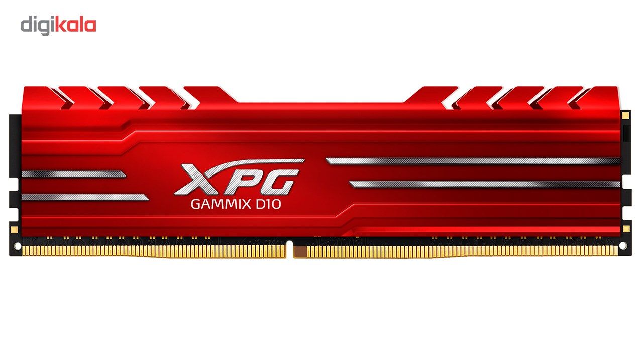 رم دسکتاپ DDR4 تک کاناله 2666 مگاهرتز CL16 ای دیتا مدل XPG GAMMIX D10 ظرفیت 4 گیگابایت main 1 1