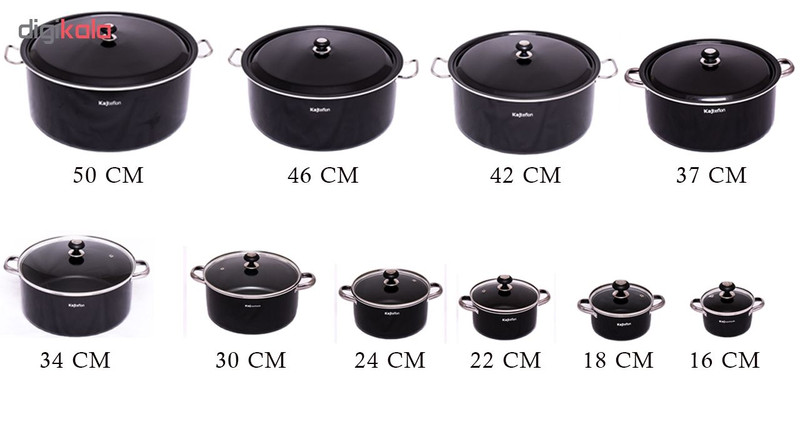 قابلمه کاج تفلون مدل TK24 سایز 24