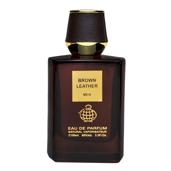 ادو پرفیوم مردانه فراگرنس ورد مدل Brown Leather intens حجم 100 میلی لیتر