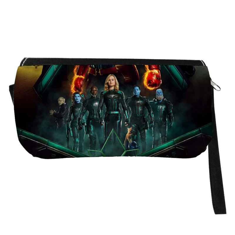 جامدادی مدل دوزیپ طرح کاپیتان مارول کد NI1084