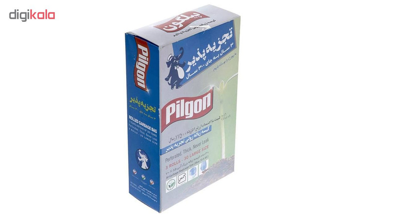 کیسه زباله پیلگون مدل L2 بسته 30 عددی مجموعه 2 عددی کیسه زباله پیلگون مدل L2 بسته 30 عددی مجموعه 2 عددی