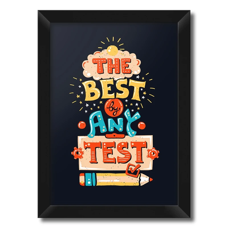 تابلو فنچ آرت طرح The Best By Any Test کد QT102H-CO