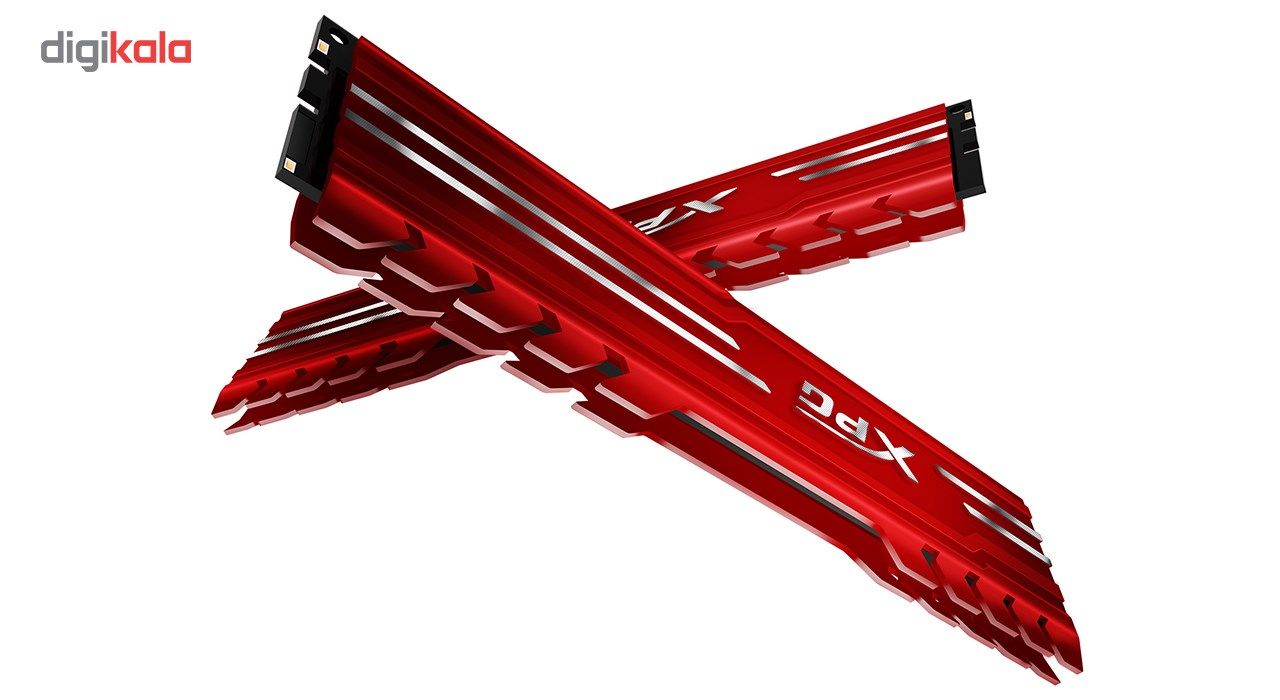 رم دسکتاپ DDR4 تک کاناله 2666 مگاهرتز CL16 ای دیتا مدل XPG GAMMIX D10 ظرفیت 4 گیگابایت main 1 3