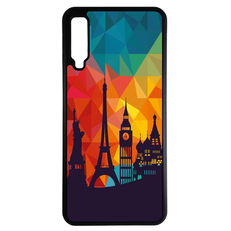 کاور طرح گردشگری کد 10810 مناسب برای گوشی موبایل سامسونگ galaxy A750 / A7 2018