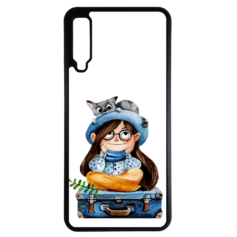 کاور طرح دخترانه کد 10869 مناسب برای گوشی موبایل سامسونگ galaxy a750 / a7 2018
