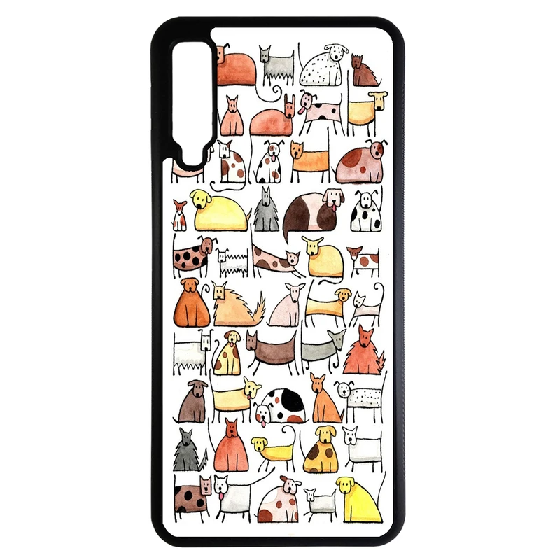 کاور طرح سگ ها کد 10876 مناسب برای گوشی موبایل سامسونگ galaxy a750 / a7 2018