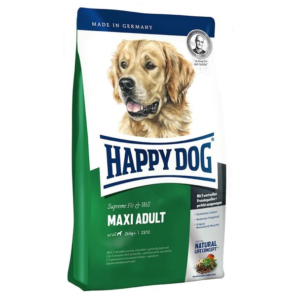مشخصات، قیمت و خرید غذای خشک هپی داگ مدل سگ های بالغ نژاد بزرگ 4 کیلویی | دیجی‌کالا