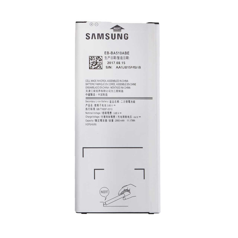 باتری موبایل مدل  EB-BA510ABE  ظرفیت 2900 میلی آمپر ساعت مناسب برای گوشی سامسونگ Galaxy A5 2016
